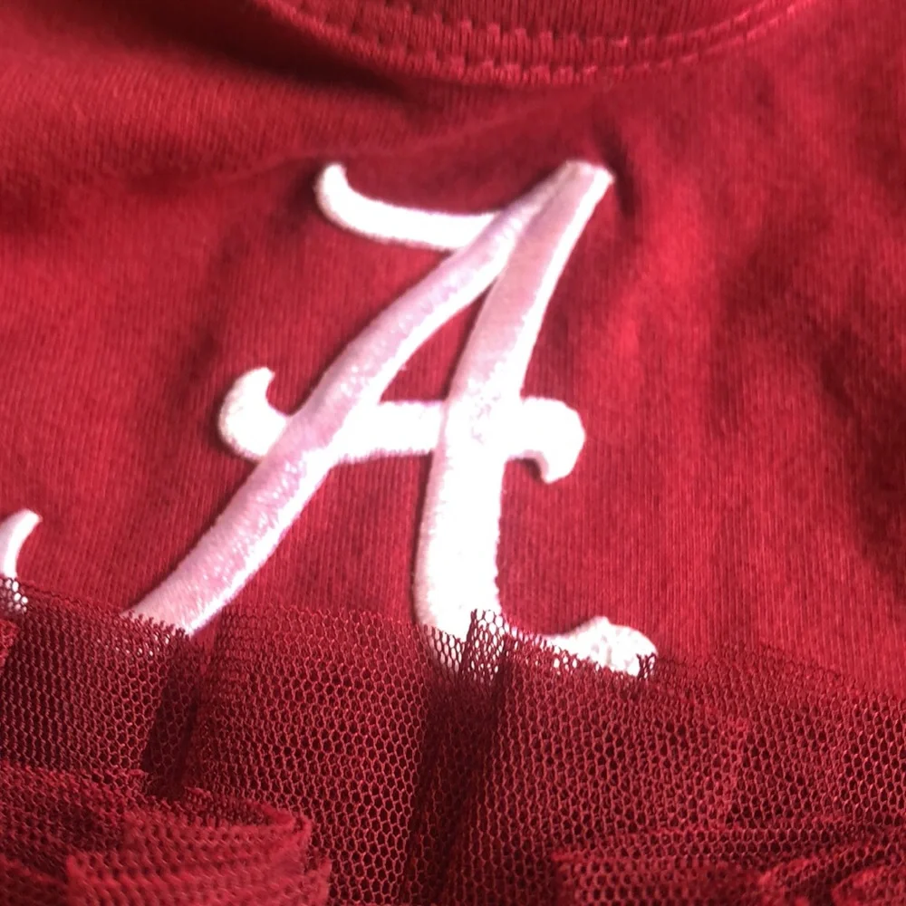 Girls one piece Alabama tutu outfit snap button